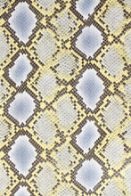 画像をギャラリービューアに読み込む, アウトレット パイソン柄 0.8mm c/# YELLOW/BLUE