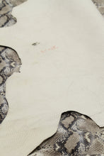 画像をギャラリービューアに読み込む, アウトレット 蛇柄レザー 0.9mm c/#BLACK/WHITE